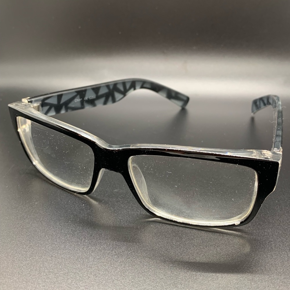 Black & Grey Fashion Eyeglasses